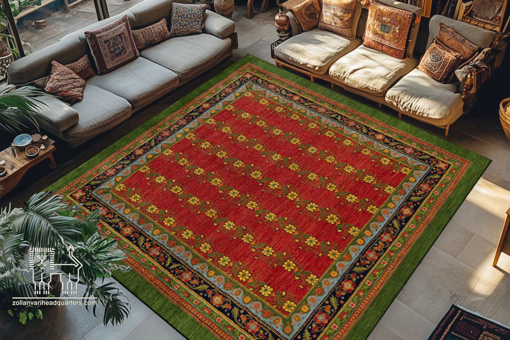 How to match carpet with furniture and curtains (2)